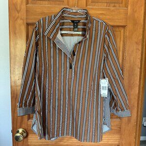 NWT Ali Miles 3/4 Sleeve Blouse